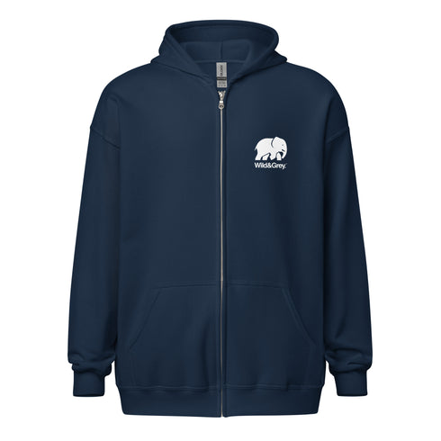 Elephant Stars - Full Zip Womens Hoodie